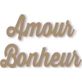 Appliqué - Amour - Bonheur