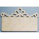 Plaque ruban    6.5" X 4"