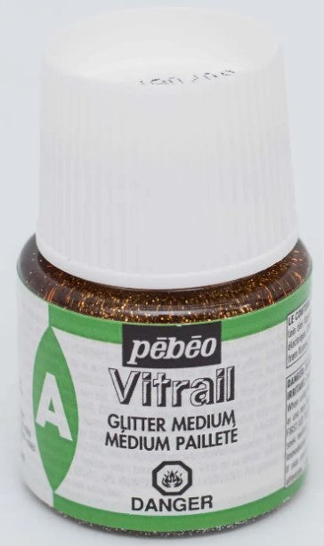 Vitrail 45 ml - Medium pailleté