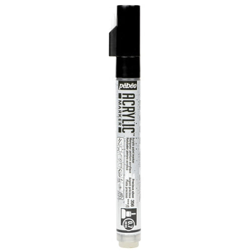 Acrylic Marker 0.7mm Pebeo Argent précieux - 356