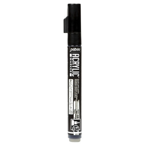 Acrylic Marker 0.7mm Pebeo Noir - 336