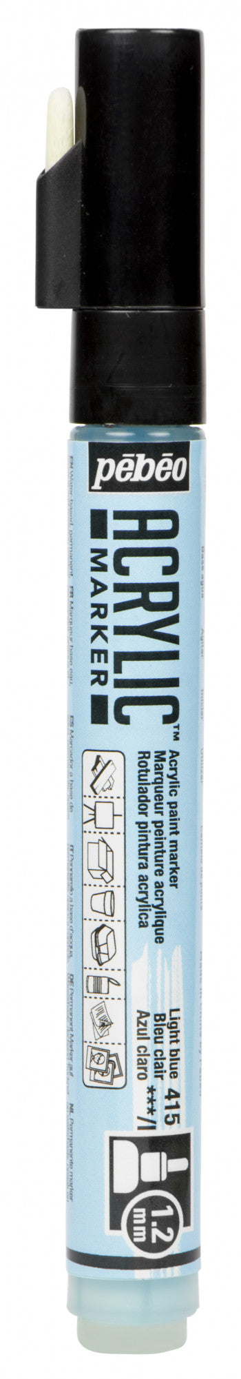 Acrylic Marker 1.2mm Pebeo       Bleu clair - 415