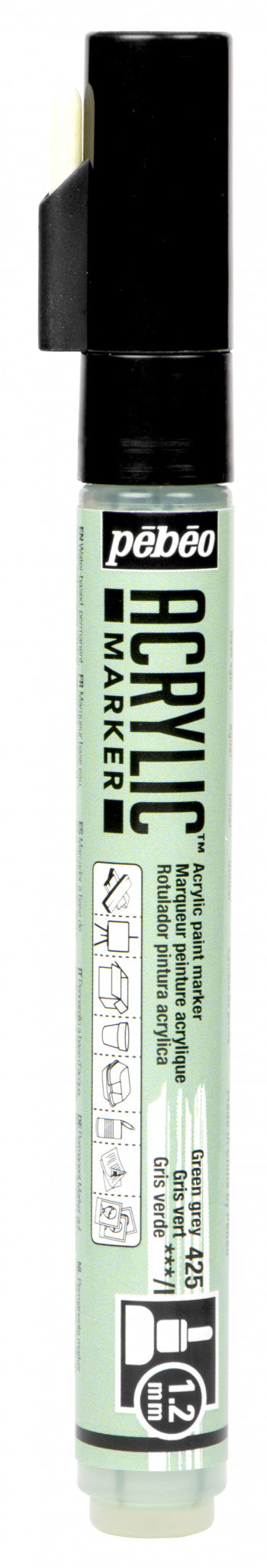 Acrylic Marker 1.2mm Pebeo      Gris vert