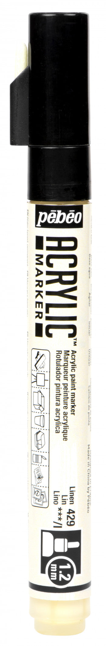 Acrylic Marker 1.2mm Pebeo      Lin