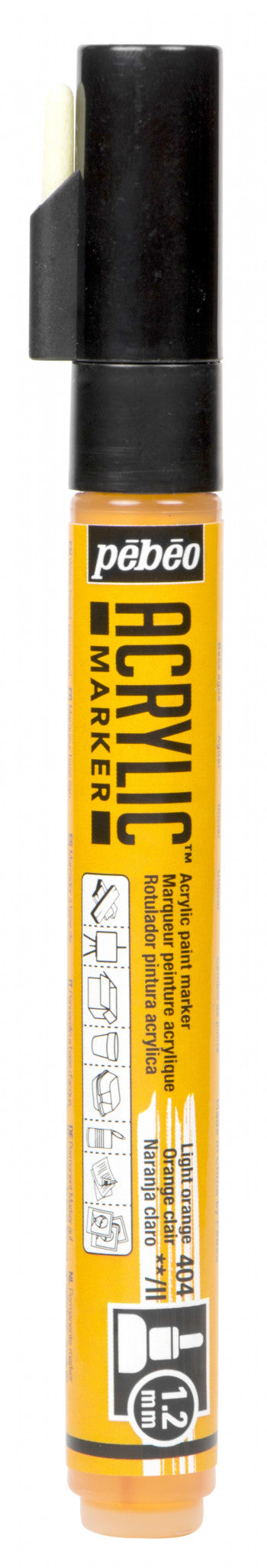 Acrylic Marker 1.2mm Pebeo     Orange clair