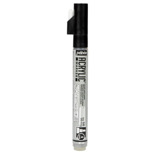 Acrylic Marker 4mm Pebeo    Gris