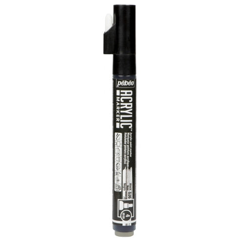 Acrylic Marker 4mm Pebeo     Noir