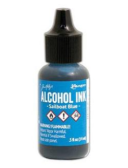 Encre alcool - Sailboat bleu