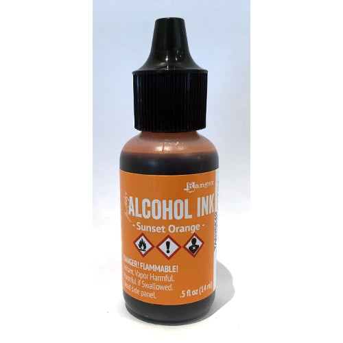 Encre alcool - Sunset orange